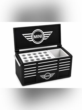Mini Cooper Mini Toolbox Pen And Trinket Holder Desk Top Organizer